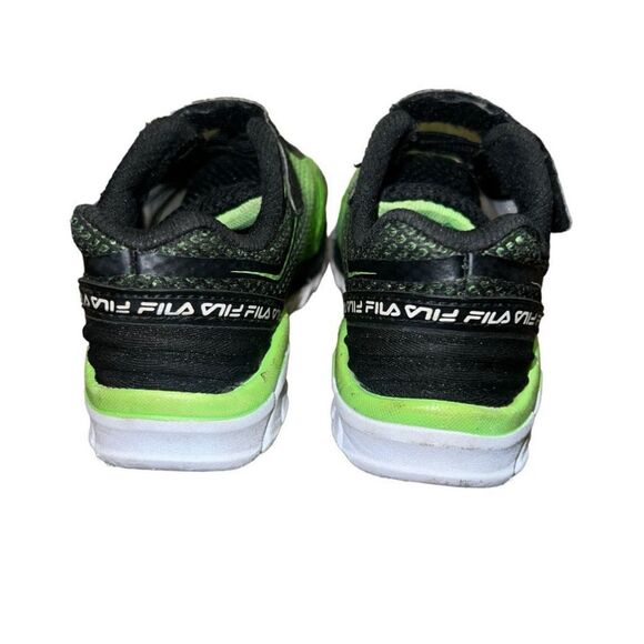 Boys Fila Sneakers Green Black Size 5.5C - Picture 4 of 4
